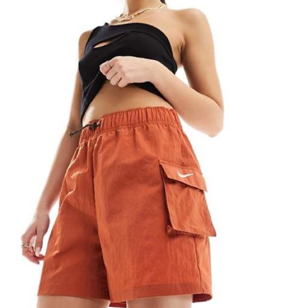 Nike Women's Cargo Shorts in Burnt Orange